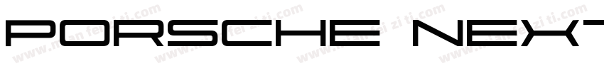 porsche next字体转换